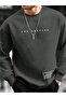 Men's Los Angeles Right Sleeve-Left Waist Printed Oversize Sweatshirt