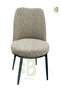 Oval Chair Cover Retro Chair Cover elastic jacquard stripe pattern (small size) 1 piece