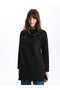 Crew Neck Plain Long Sleeve Women's Sweatshirt Tunic