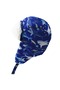Waterproof Boys Children Snow Beanie Hat Gloves Set 4-8 Years Old Skiing Snowboarding Beanie Hat Gloves Blue Shark - 2
