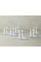 Aura Glass 12 Pieces 6 Person Tea Set Transparent