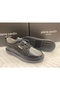 9701 MEN'S DAILY BLACK ORTHOPEDIC INNER OUTER GENUINE LEATHER - 4