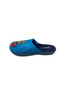 Boy's Blue-Navy Blue Dog Figure Indoor Slippers - 4