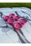 2 Models of 6 Pink Baton Trays and 6 Pink Macaron Holders, Coffee and Cake Serving Presentation Trays - 4