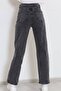 Morcelo 90's Snow Wash Blue Lycra Super High Waist Loose Jeans Palazzo Trousers - 2