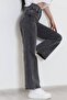 Morcelo 90's Snow Wash Blue Lycra Super High Waist Loose Jeans Palazzo Trousers