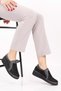 Genuine Leather Anatomical Sole Stone Detail Shoes Gndl.19570 - Gray - 42 - 3