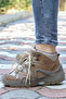 P1490ns Men's Sand Beige Leather Laced Military Boots ShoesA. P1490NS - 3