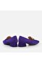 Genuine Leather Purple Women's Thick Heel - 4