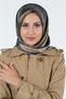 Karaca Rayon Scarf - Black/Gold - 2