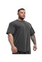 Men's Oversize T-shirt Active Life Top Checkered Gym Rag Top 3336 - 2