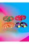 Birthday Party Mask 4pcs Colorful Plastic Party Mask - 3