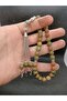 Natural Stone Unakite Stone Prayer Beads Set of 33 - Special Conical - 2