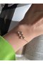 Large Baguette Stone Steel Anti-Tarnish Bracelet - 2