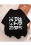 Anime My Hero Academia Boku Collage Printed Black Color Unisex Oversize T-shirt Le Savu - 3