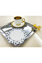 6 Pieces Leopard Patterned Linen Presentation Napkin - 2