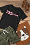 Crew Neck Blackpink Printed Unisex Short Sleeve Children's T-shirt