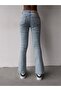Women's High Waist Front Split Lycra Trousers - 4