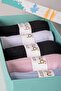 Women's Bamboo Socks 5 Pairs with Special Box, 5 Colors 34018 - 2