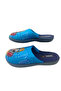 Boy's Blue-Navy Blue Dog Figure Indoor Slippers - 3