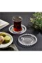 6 ADET MİKA BONCUKLU ÇAY TABAĞI