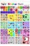 ملصق NumberBlocks180 قطعة من 0 إلى 100