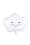6 Years Old Cute White Cloudy Party Set - White Cloud Gold Moon and Gold Star White Balloon - 2