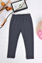 Baby Anthracite Natural Organic Cotton Tights