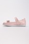 Pink Patent Leather Girl's Non-Slip Sole Princess Ballerinas - 3