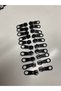 Black Zipper Head 20 Pieces - 2