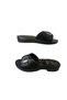 Ge088-010 Women's Black Buckle Orthopedic Sole Daily Walking Slippers - 5