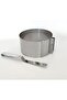 Narkalıp Round Adjustable Cake Mold And Pastry Plating Palette Knife 16-30 Cm Depth 10 Cm