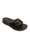 Women's Faux Leather Anatomical Sole Hallux Valgus (Bone Protrusion) Heel Spur Slippers - 4