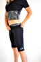 Women's Navy Blue High-Waisted Short High-Waist with Polymer Coating for Fat Burning , Thermal Corset Underwear - 5