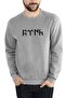 Men's Gray Knitted Sweatshirt