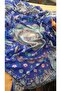 Women's Water Blue Hanedan Silk Shawl 1601036/010 - 4