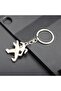 Peugeot 407 Keychain Metal 3D Metal Auto Keyring - Chrome Finished Auto Keyring