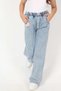 Girl's Full Waist Elastic Wide Leg Comfortable Daily Denim Jeans