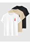3-pack cup printed unisex oversize T-shirt