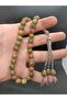 Natural Stone Unakite Stone Prayer Beads Set of 33 - Special Conical - 3