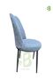 Oval Chair Cover Retro Chair Cover Elastic Jacquard Stick Pattern (Small Size) 1 Piece - 4