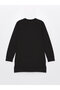 Crew Neck Plain Long Sleeve Women's Sweatshirt Tunic - 7