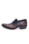 Genuine Leather Cowboy Model Shoes Tan