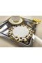 6 Pieces Leopard Patterned Linen Presentation Napkin - 2