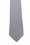 Men's Grey-Anthracite Patterned Tie - 2