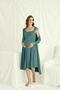 Monamise Women's Lace Front Buttoned Maternity Dressing Gown Set 18534 - 4