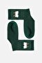 Women's Cotton Single Green Christmas Themed Socks A 49001 Y - 2