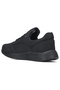 Daily Men's Adult Black Sneaker Large Size Sports Shoes Rubber Laced Comfortable Flexible 110C - 3