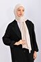 Combed Cotton Shawl Jersey Shawl - Nude