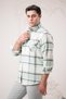 Slimfit Double Pocket Plaid Cotton Thick Men's Lumberjack Shirt - 4